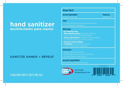 1 Gallon Label (1 Gallon)